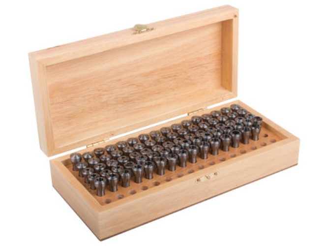 Sherline WW Collet Set with 78 Metric WW Collets 1180 1180